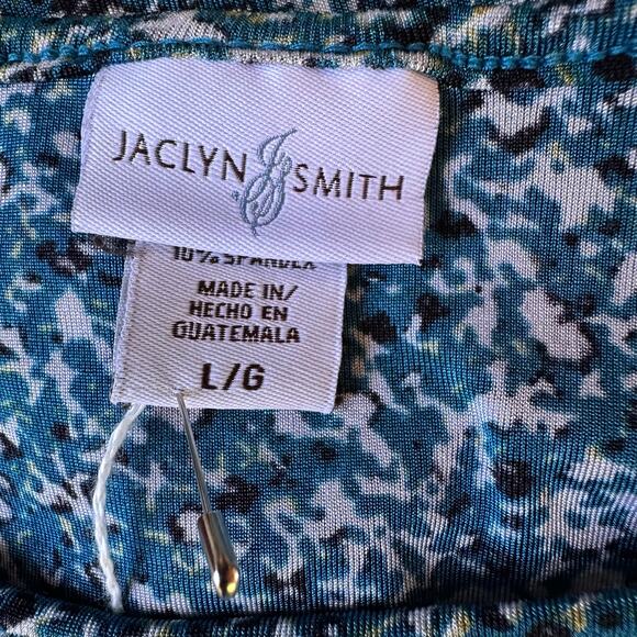 Vintage Y2K Blue Slinky Top L - Picture 5 of 5